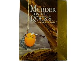 University Games 023332331208 Murder On The Rocks 2015 Bepuzzled Mystery Jigsaw Puzzle 1000 Piece Complete