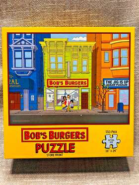 Usaopoly 700304048738 Collectible Inch Bobs Burgers Storefront And The Jig Is Up 550-piece Puzzle