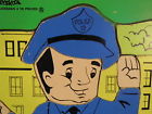 Vintage 16pc. Wooden Playskool "policeman 70 " - Puzzle Piece Unisex