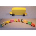 W-1601 The Toys Wooden Toy Train With Name Coal 810004432666