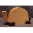 W-1804 The Toys Wooden Bank Turtle 810004432888