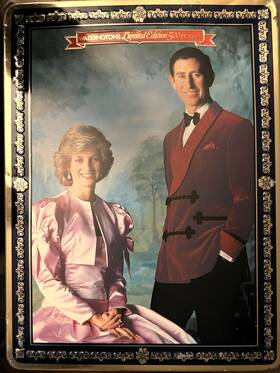 Waddingtons 011634132017 Vintage Princess Diana Prince Charles Ltd Edition Tin And 500 Puzzle