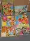 Wb284 Vintage 1960s Goldilocks Three Bears Picture Cubes Original Box Wooden