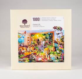 Wentworth 050265313999 Premium Quality Laser-cut Wooden Puzzle 1 000 Piece Inch Coming To Life