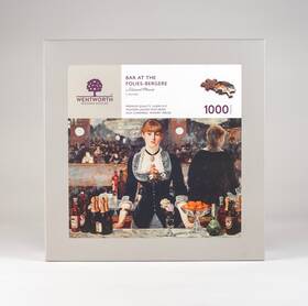 Wentworth 050265360627 Premium Quality Lase-cut Wooden Puzzle 1000 Piece Inch Bar At The Follies