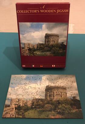 A992 Wentworth Wooden 75 Piece Puzzle Whimsies Tower At Windsor Castle Rare Htf