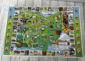 White Mountain 724819246861 1993 Inch Best Of Ohio 1000 Piece Puzzle