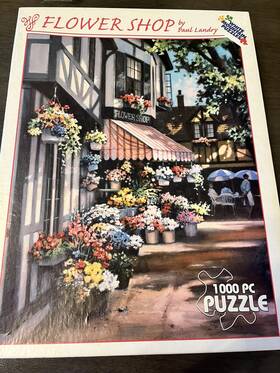 White Mountain 724819247820 Rare 1999 Flower Shop Puzzle