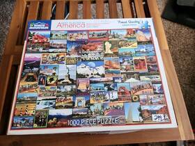White Mountain 724819257515 1000 Jigsaw Puzzle Best Places In America Used