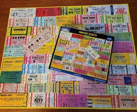 White Mountain 724819266876 Concert Tickets 1000 Piece Jigsaw Puzzle Pre-owned Complete