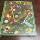 White Mountain Golf Memories 550 Piece Puzzle By William Vanderdasson New Sealed 724819253098
