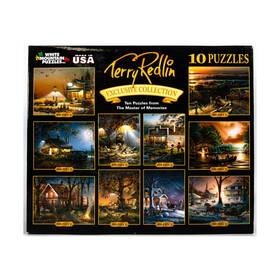 3400 White Mountain Puzzles 724819254613 Moun Puzzle Terry Redlin 10 Exclusive Collection Vg /mint