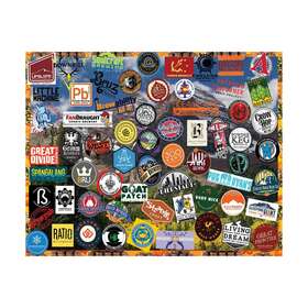 White Mountain Puzzles 724819261277 Puzzle Colorado Beers 100 Pieces Sw