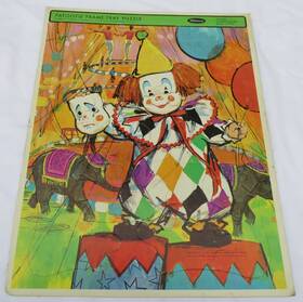 4644 Whitman-mattel 015012564945 Vintage 1966 Inch Patootie No. Frame Tray Puzzle 18 Pieces
