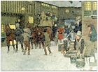 Wooden 512pcs Jigsaw Cond Complete Snowed Christmas Eve Exc Up Puzzle Vintage