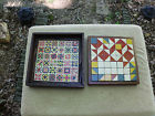 Wooden Puzzle Color Bo Block Vintage Game--quilt Cubes Blocks--wood Patterns--49