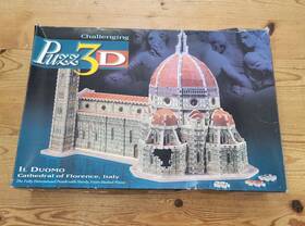 Wrebbit 032244047312 Vtg 1997 Puzz 3d Il Duomo Cathedral Of Florence Italy 802 Pcs Complete