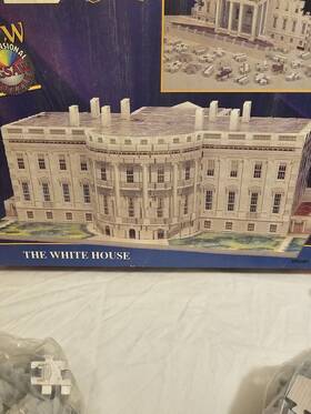Wrebbit 772666070047 Vintage Puzz 3d The White House Complete In Box