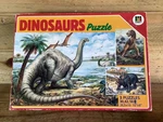 Vintage Jigsaw Dinosaurs - Diset 3 Puzzles Over 150 Pieces Complete. Fixed Price $15.68.