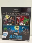 Disney Tim Burton The Nightmare Before Christmas 3 Jigsaw Puzzles Sealed. Fixed Price $17.99.