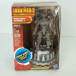 Iron Man 2 Mark Hall Of Armor Collection 3.75" Hasbro Light Up Base New Silver. Fixed Price $25.49.