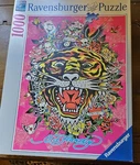 Ravensburger Puzzle "ed Hardy: Tattoo Art" 1,000 Pc #151882 ,27"X20", 2009, All. Fixed Price $9.49.