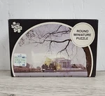 Vintage Tuco Miniature Round Picture Puzzle Tripl-thick 55+ Pieces 6" Diameter. Fixed Price $7.00.
