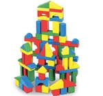 Melissa & Doug Wooden Building Blocks, 100-PIECE Set Of Sorting Stacking Toys. Fixed Price $23.50.