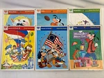 Vintage Lot 6 Whitman Walt Disney Mickey Donald Goofy Frame Tray Puzzle Guc. Fixed Price $39.74.