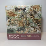 Vtg Hallmark Springbok 1000PC Cats! Jigsaw Puzzle PZL6117. Fixed Price $28.99.