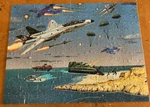 1985 Gi Joe Mural Puzzle Battle Cobra Milton Bradley 100 Piece Complete. Fixed Price $24.99.