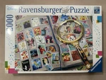 Disney Stamp Album 2000 Piece Jigsaw Puzzles Ravensburger Mickey. Fixed Price $28.99.