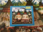 Charles Wysocki The Americans 1000 Pc Puzzle Used Complete Hasbro Mb. Fixed Price $149.99.