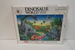 Dinosaur World Jurassic Period 96 Piece Giant Jigsaw Puzzle Vtg 1997 Brand New. Fixed Price $27.99.