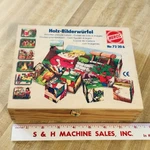 Heros Holz-bilderwufel Wooden Picture Cube (6 Puzzles) In Box German. Fixed Price $15.50.