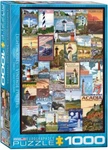 Eurographics Puzzle; Lighthouse Vintage Posters; 1000 Pieces. Fixed Price $17.95.