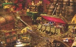 Blackbeard's Bounty Pirate Treasure Puzzle 1000 Piece Jigsaw. Fixed Price $9.99.