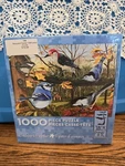 Nib 1000 Piece Jigsaw Puzzle Backyard Feeder By Jack Pine Birds Never Opened. Fixed Price $7.00.