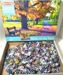 Melissa & Doug Jigsaw Puzzle 1500 Pieces Walk In The Park. Fixed Price $22.64.