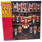 New Vintage Golden Gallery Toy Soldiers Row 550 Piece Nutcracker Puzzle. Fixed Price $14.96.