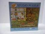 Sunflower Patch Amy Rosenberg 1000 Jigsaw Puzzle Bits And Pieces. Fixed Price $24.99.