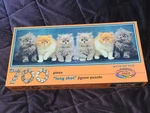 Vtg Ceaco Jigsaw Puzzle Cats Kittens Long Shot 700 Pc 34X12 Were Fur Real Sealed. Fixed Price $25.49.