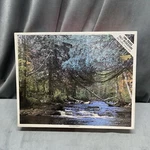 Vintage Whitman Jigsaw Puzzle River Scene Caribou Minnesota Sealed Box. Fixed Price $29.91.