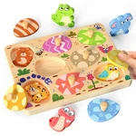 Wooden Animal Egg Puzzle Set For Toddlers Montessori Matching Learning Toy Gift. Fixed Price $18.99.