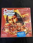 Vintage 1985 Omni Jigsaw Puzzle 6 Almond Toys Pixel Image Sealed. Fixed Price $23.99.