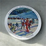 Liberty Wooden Jigsaw Ski School Teddi Parker 86 Pieces 7" Round. Fixed Price $30.00.