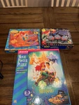 Lot Of Diff Disney's Little Mermaid Puzzles 300 Piece Movie Poster, 100 & 24. Fixed Price $19.99.