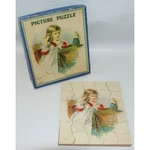 Vintage 1900'S Victorian Edwardian Era Milton Bradley Picture Puzzle #4510. Fixed Price $50.00.