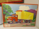 Vintage 1955 Milton Bradley Mb 15 Piece Tray Jigsaw Puzzle Truck Vehicle. Fixed Price $6.88.