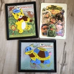 Lot Of Puzzles: Child Guidance #943 #907 Turtle Fisher Price Muppets #547 1981. Fixed Price $28.99.